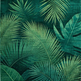 Tropical Leafy Oasis Aesthetic(Green)