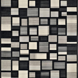 Bold Earthy Geometric Motif(Gray)