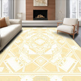Modern Geometric Area With Surface(Beige)