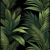 Luxe Dark Floral Design(Green)