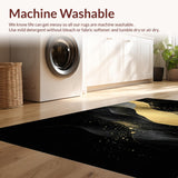 Elegant Black White Artful Display(Black)