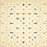 Beige Bug and Floral Print Area for Dining Room(Beige)