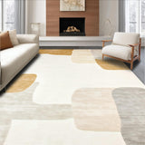 Modern Beige Bath Mat Absorbent Area(Beige)