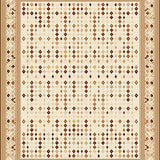 Abstract Diamond Harmony Area Rug with Contemporary Trellis Geometry(Beige)