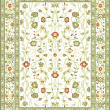 Fresh Light Green Flower Accents(Ivory)