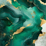 Modern Opulent Swirl Motif(Green)