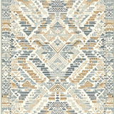 Elegant Beige Grey Interwoven Geometric Animal Inspired Floor(Beige)