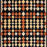 Chic Diamond Geometric Motif(Black)