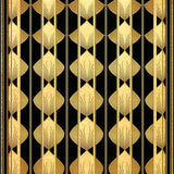 Chic Lattice Style in Black Gold(Gold)
