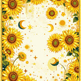 Celestial Sunflower Retro Aesthetic(Yellow)