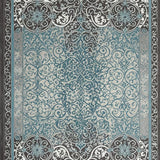 Elegant Grey Teal Dining Room Area(Gray)