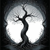 Minimalist Elegant Nature Theme(Black)