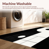 Elegant Black and White Geometric Visual(Black)