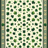 Traditional Shamrock Patterned Decor(Green)