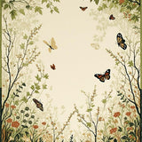 Chic Abstract Insect Imagery(Beige)