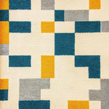 Stylish Space Design Non Slip Classroom Area Mat(Beige)