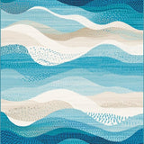 Modern Coastal Coral Expression(Blue)