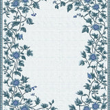 Whimsical Floral Artistry Composition(Blue)
