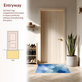 Modern Dreamy Sky Motif(Blue)