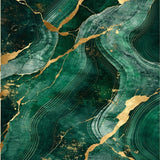 Modern Swirl Aesthetic Visualization(Green)