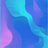 Artful Gradient Swirl Motif(Blue)