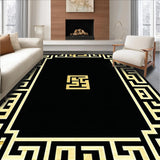 Striking Vintage Geometric Appeal(Black)