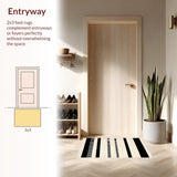 Contemporary Abstract Striped Aesthetic(Beige)