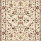 Lush Tropical Leaf Design(Beige)