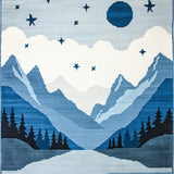 Adventurous Sky and Peaks Theme(Blue)