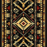Contemporary Black and White Motif(Black)