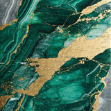 Marble Swirl Emerald Green Plush(Green)