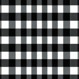 Stylish Farmhouse Plaid Motif(Black)