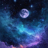 Celestial Dark Blue Fantasy Design(Blue)
