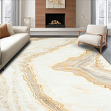 Marble Tie Dyed Beige Area(Beige)