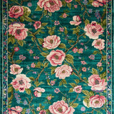 Luxurious Maximalist Nature Print(Green)