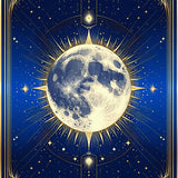 Vibrant Cosmic Spiral Design(Blue)
