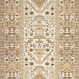 Earthy Toned Geometric Motif(Beige)