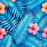 Tropical Vibrant Floral Arrangement(Blue)