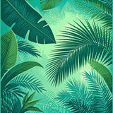 Chic Tropical Graphic Impression(Green)