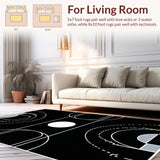 Dynamic Court Graphic Aesthetic(Black)