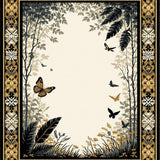 Wildlife Artistic Cheetah Motif(Beige)