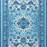Light Blue Vintage Boho(Blue)
