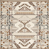 Modern Symmetrical Ogee Motif(Beige)