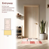 Abstract Pastel Harmony Motif(White)