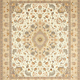 Artisan Taupe & Beige Accent Elegant Ornamental Floor(Beige)