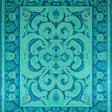 Eclectic Vibrant Artistic Design(Blue)