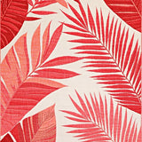 Contemporary Bold Leaf Motif(Red)