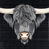 Artful Rustic Animal Illustration(Black)