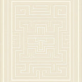 Contemporary Greek Key Visual Interest(Beige)