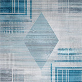 Stylish Abstract Gray Visual Harmony(Blue)